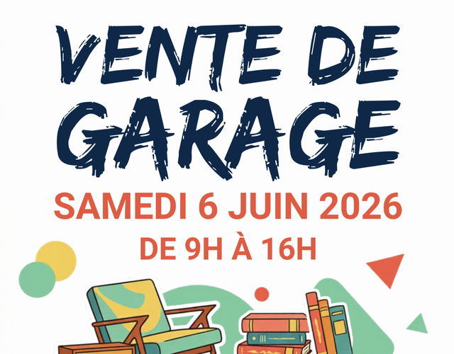Vente de garage commune à l'École Saint-Joseph