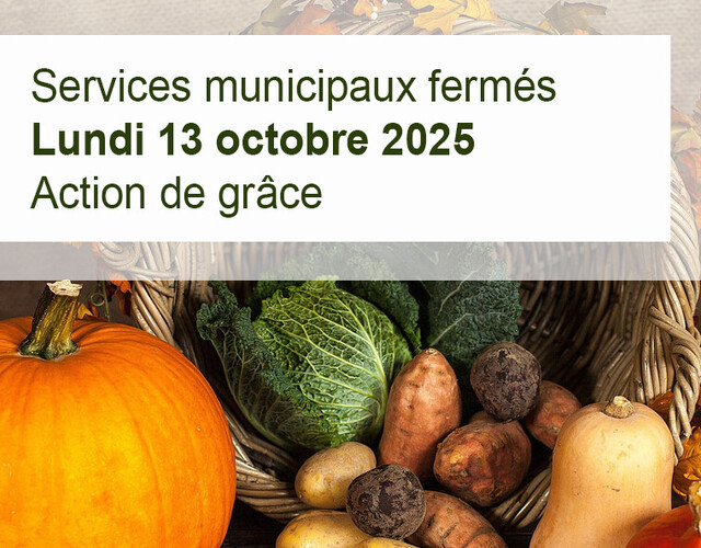 Congé Action de grâce