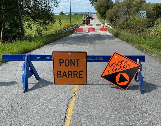 Mise à jour : Pont du Rang de la Rivière Rouge