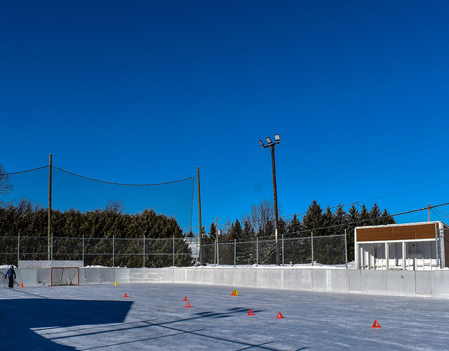 Fermeture de la patinoire et de l'anneau de glace